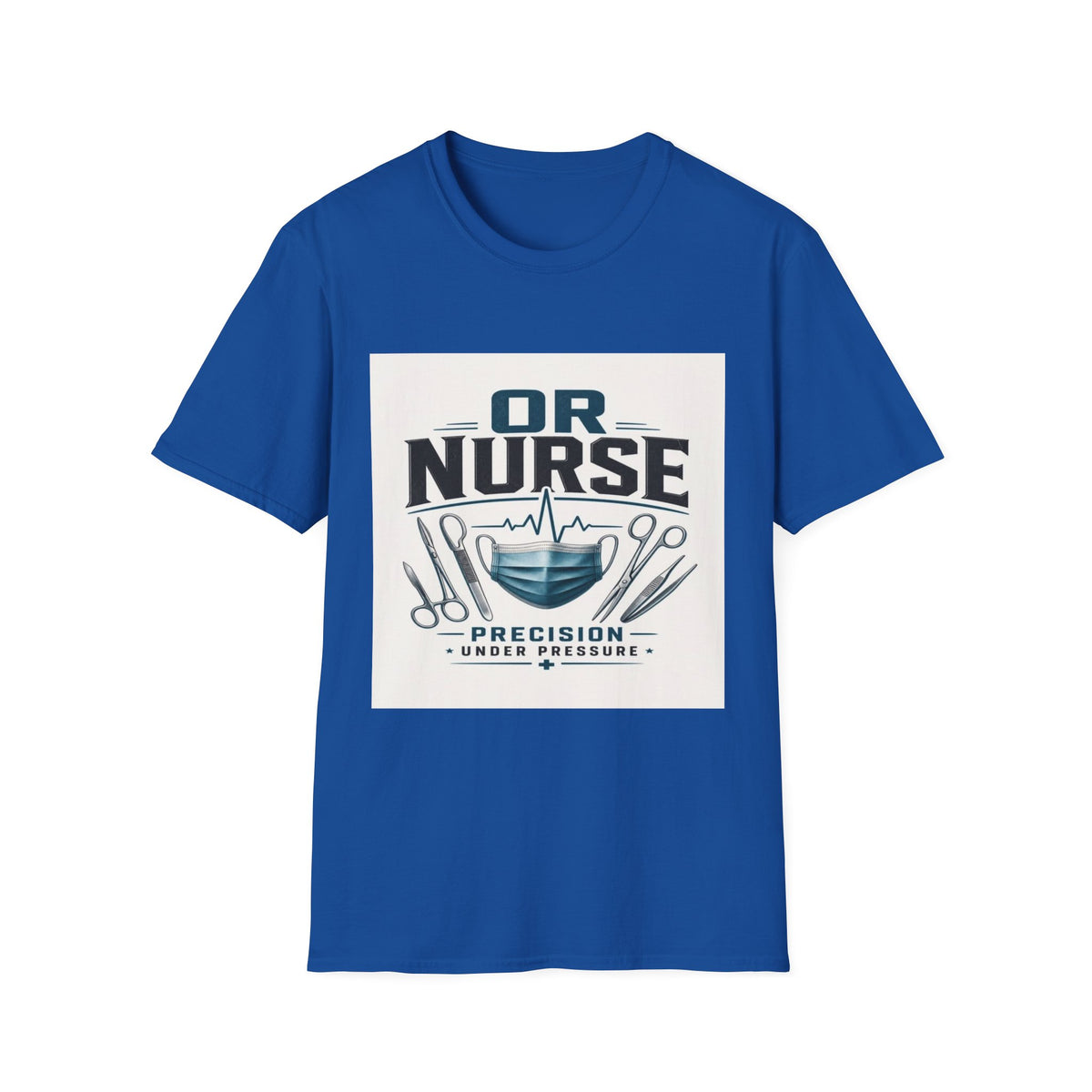 Bold T-Shirt Design Featuring Nurse Motto With Instruments- Graphic Tees