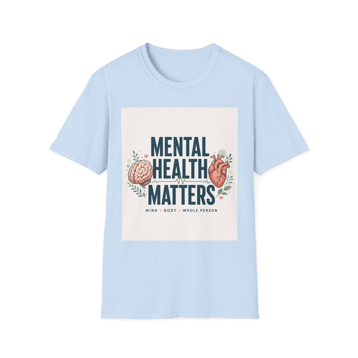 Bold Typography Design Emphasizing Mental Health Awareness