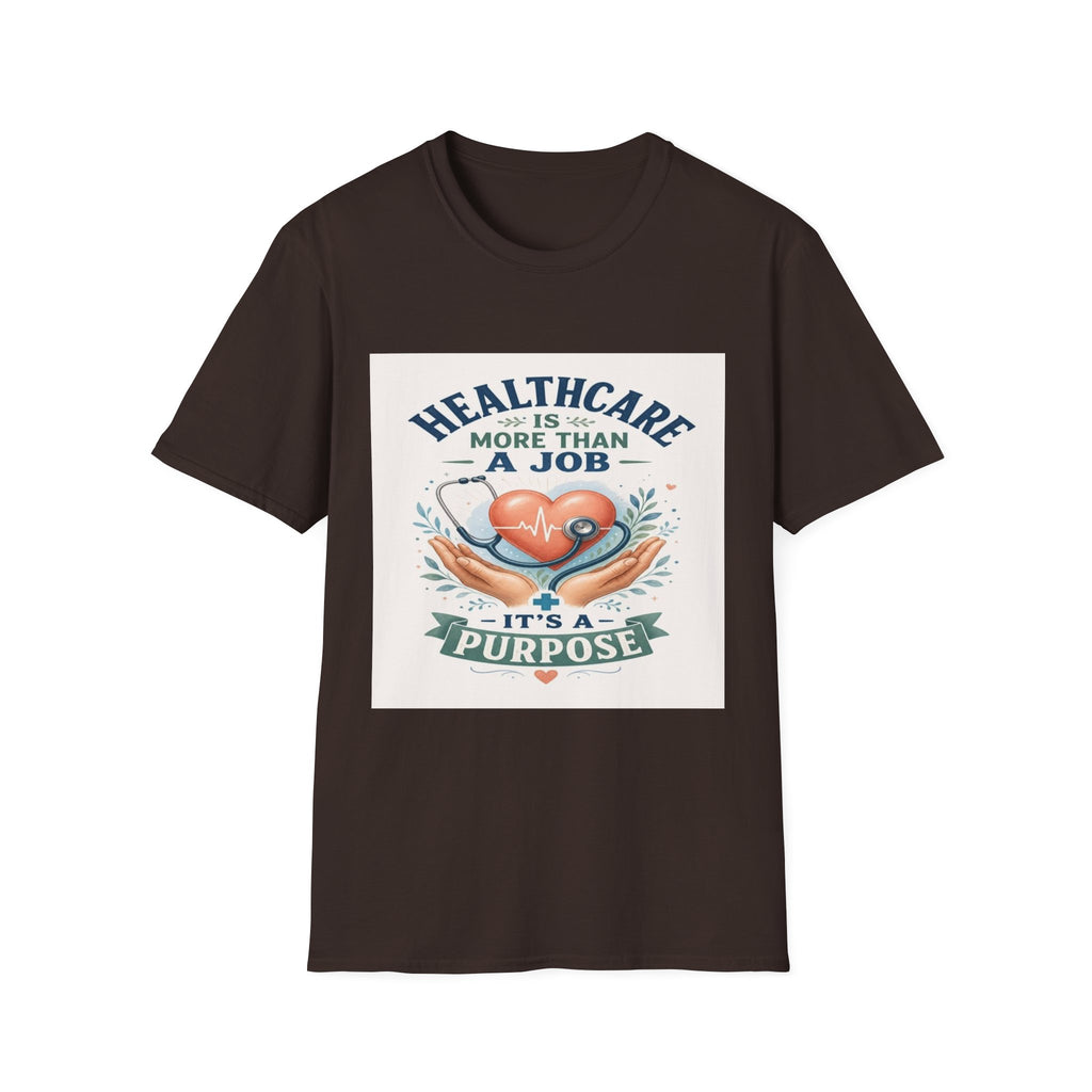 Inspirational T-shirt Design Featuring Compassionate Healthcare Imagery- Graphic Tees