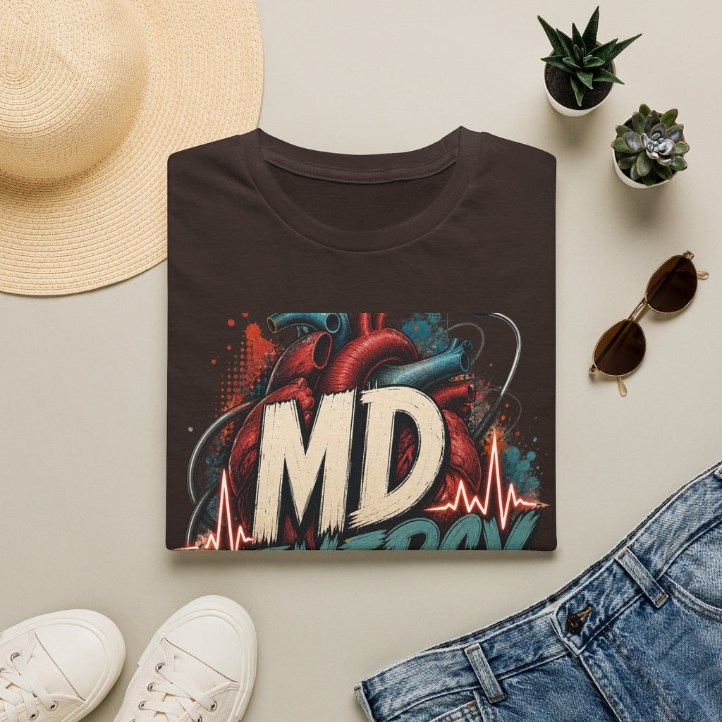 Bold MD Energy Graphic With Anatomical Heart Design