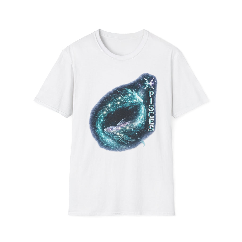 Pisces Zodiac T-Shirt — Starry Whale Astrology Tee