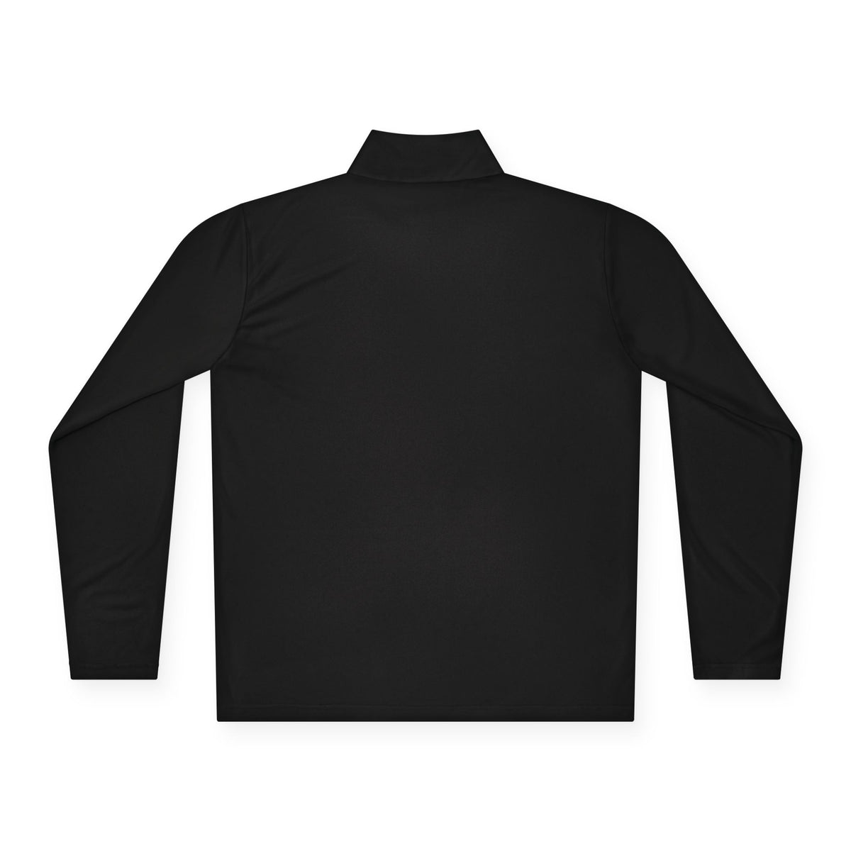 Quarter-Zip Pullover — Minimal Monogram 'T' Embroidered Pullover