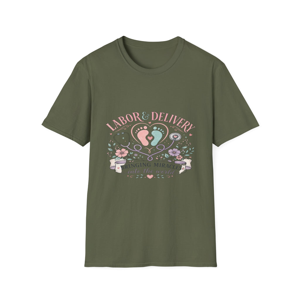 Labor And Delivery T-Shirt Design Celebrating New Life- Graphic Tees