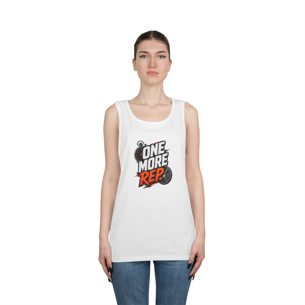 One More Rep Tank Top — Motivational Gym Workout Tank