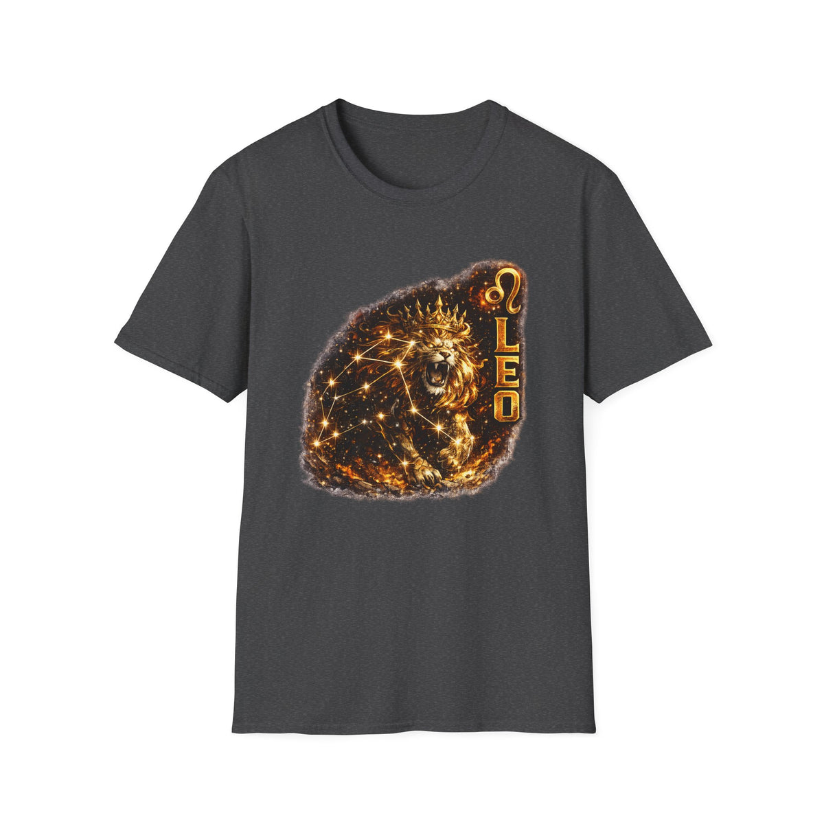 Leo Constellation Lion T-Shirt — Zodiac Astrology Graphic Tee