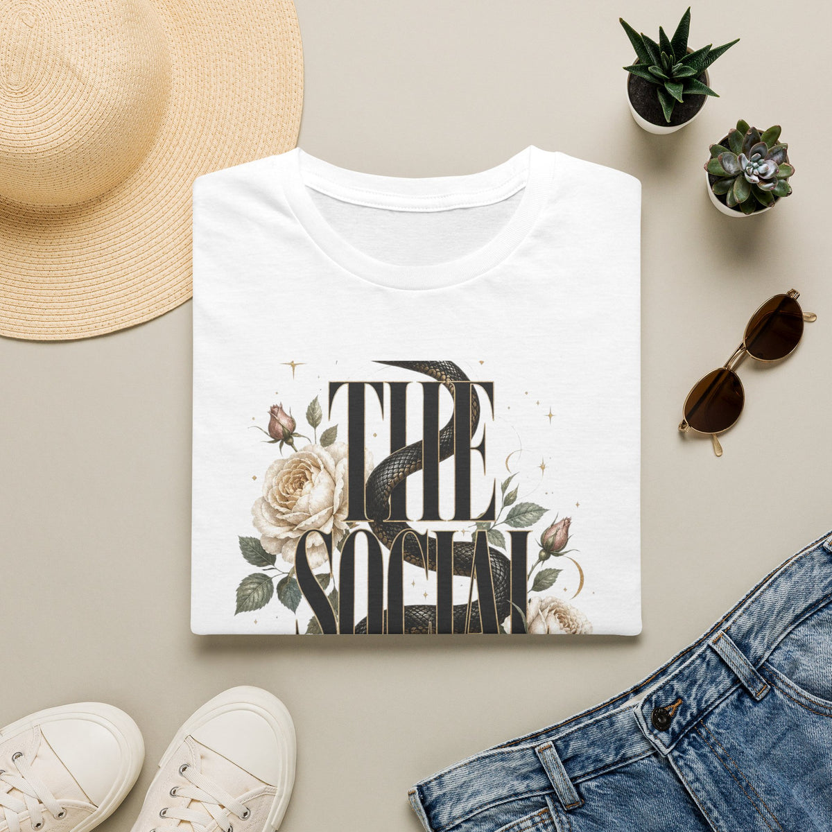 The Silents Floral Graphic T-Shirt