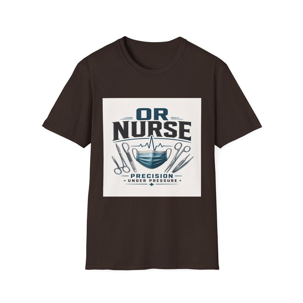 Bold T-Shirt Design Featuring Nurse Motto With Instruments- Graphic Tees