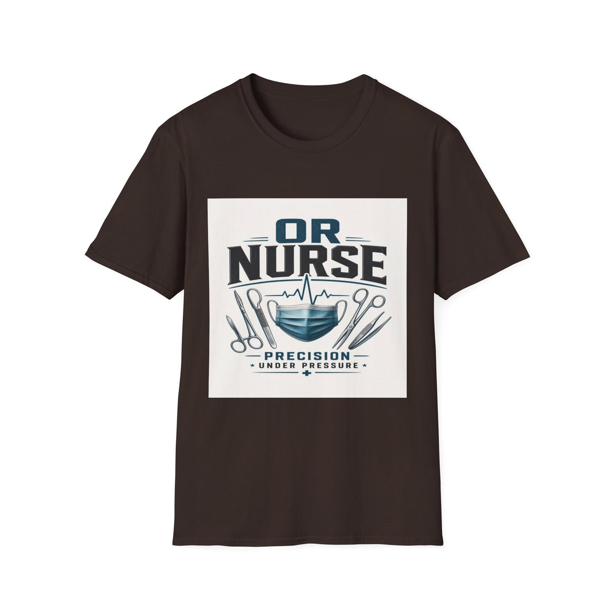 Bold T-Shirt Design Featuring Nurse Motto With Instruments- Graphic Tees