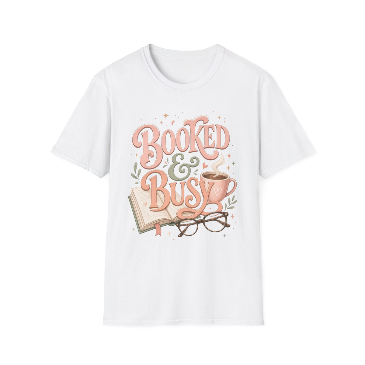 Chic Typography Design With Whimsical Illustrations And Pastel Colors