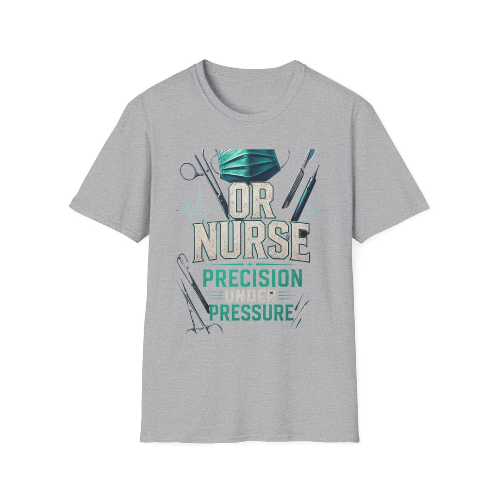 Bold Typography T Shirt Design For OR Nurse Theme