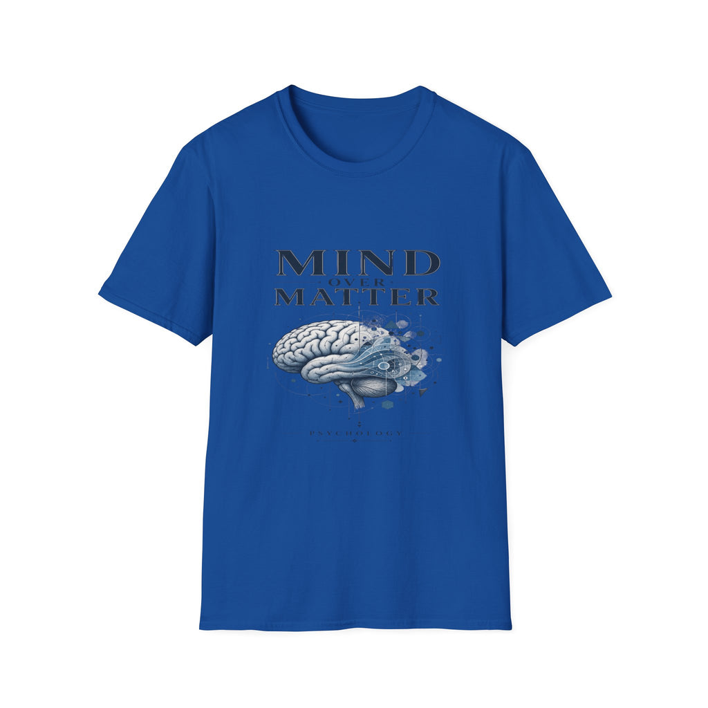 Intricate Brain Illustration With Geometric Patterns And Bold Typography- Graphic Tees