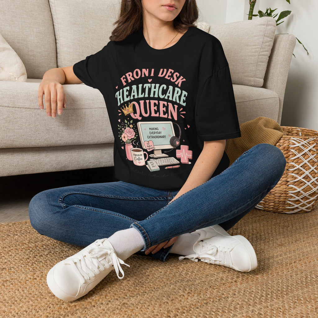 Playful Feminine Design For Front Desk Healthcare Queen