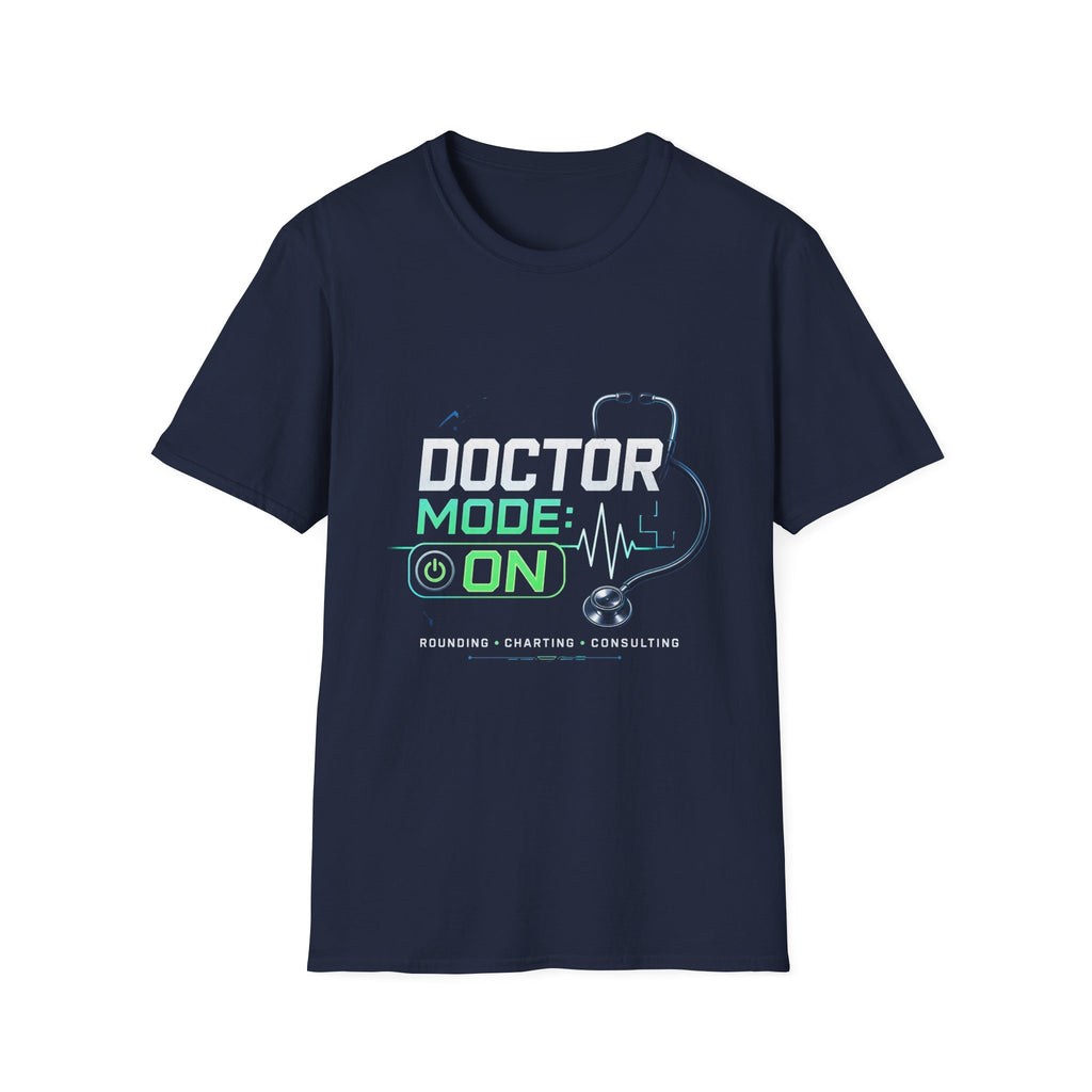 Modern Graphic T Shirt Design Featuring Doctor Mode Text