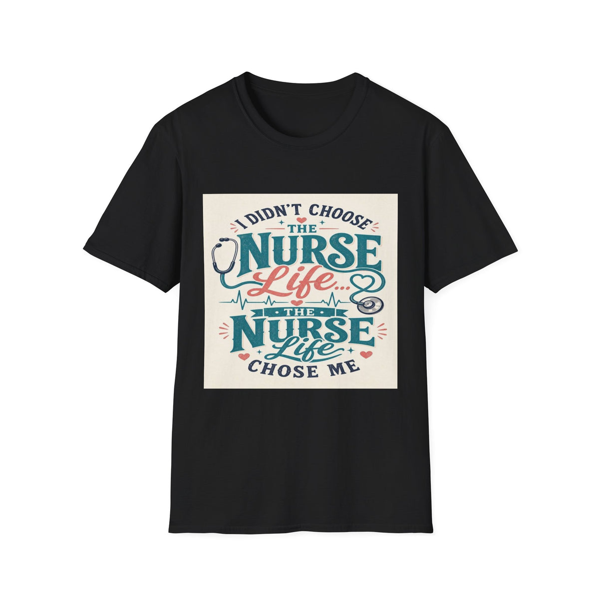 Trendy T-shirt Design Showcasing Playful Nurse Life Typography (1)- Graphic Tees