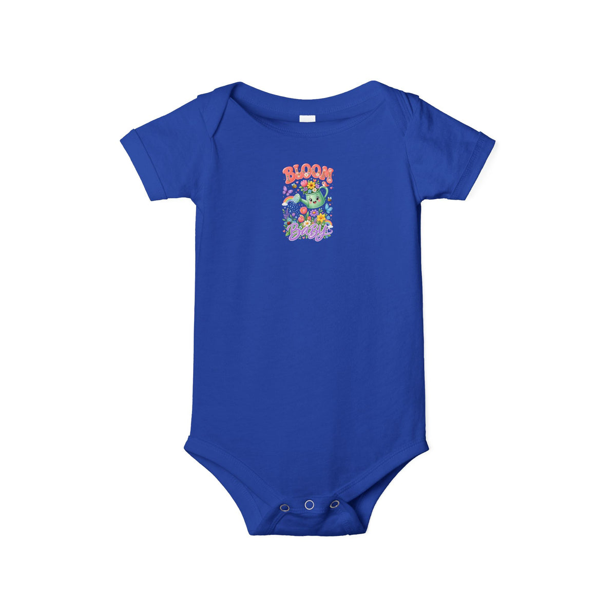 Baby Onesie - "Bloom Where You Grow" Floral Infant Bodysuit
