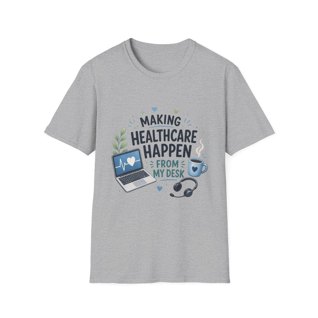Inspirational T Shirt Design Celebrating Healthcare From Desk