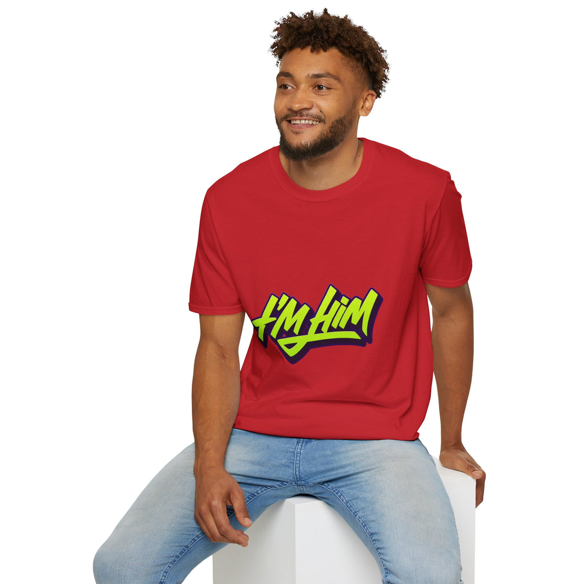 I'm Him T-Shirt — Bold Neon Streetwear Graphic Tee