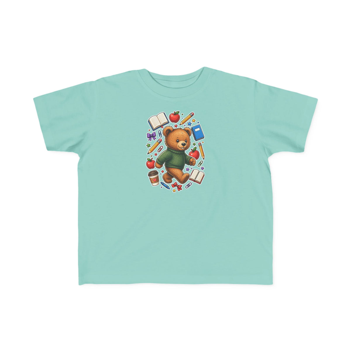 Toddler Bear School Tee — Cute Back-to-School Shirt for Kids