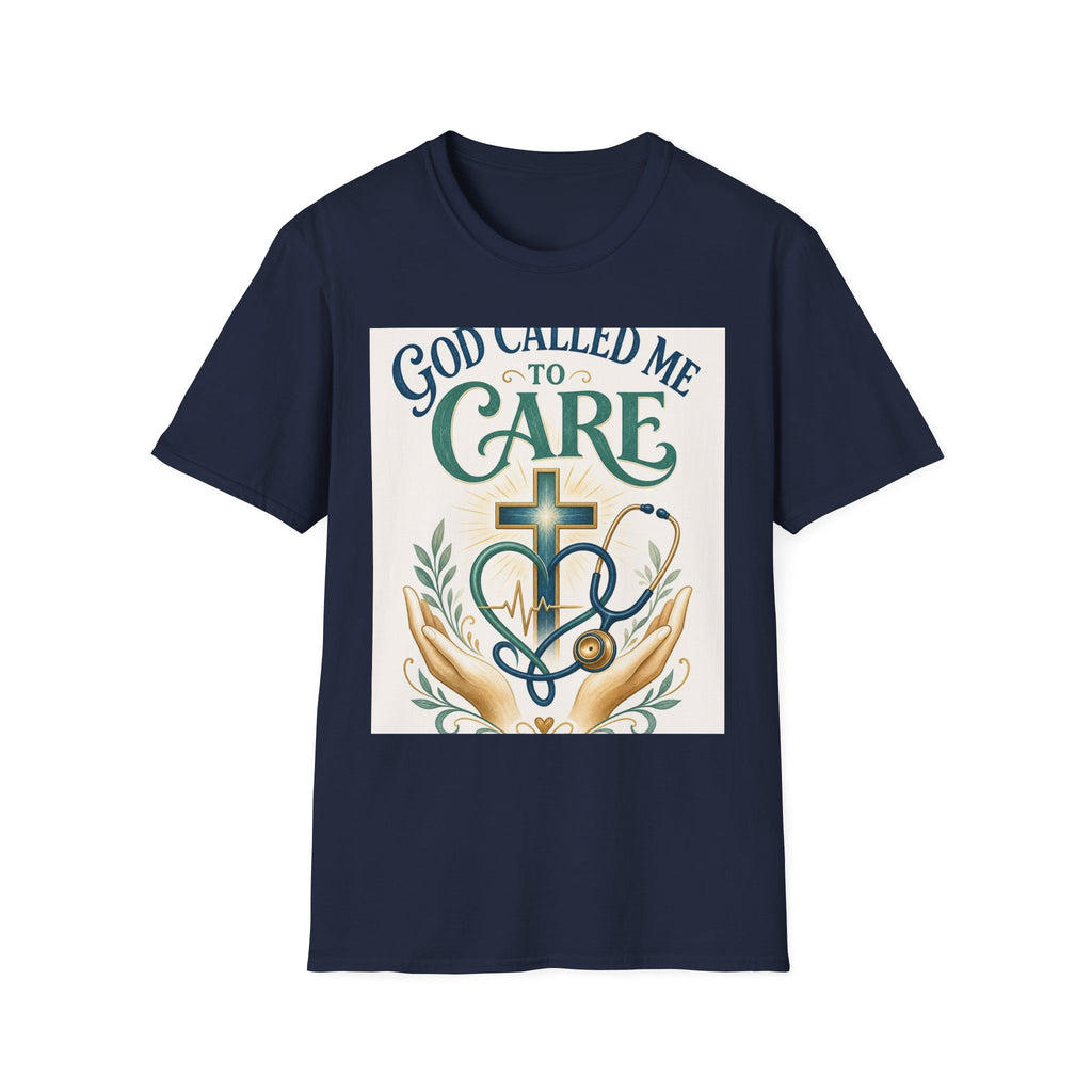 T Shirt Design Featuring Faith Inspired Care Elements