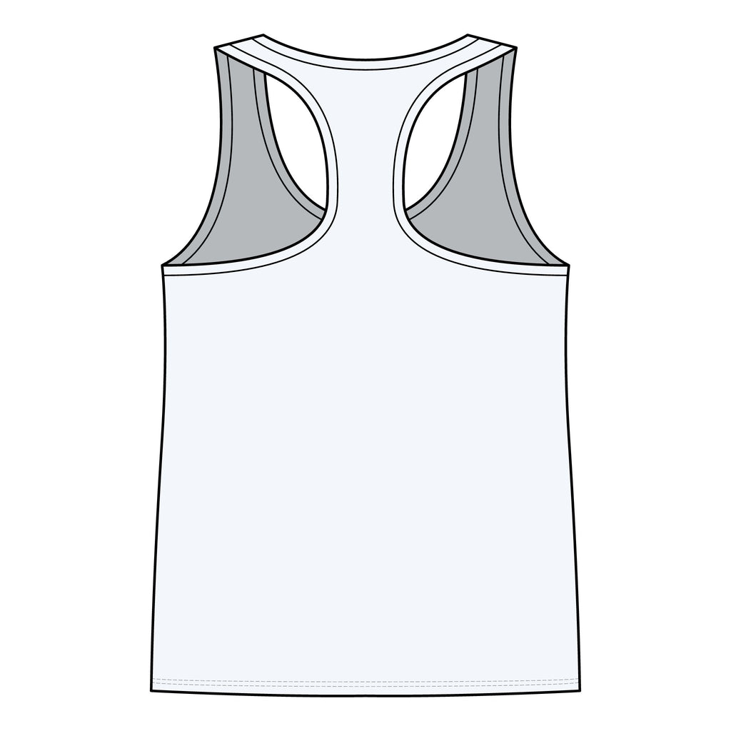 Gym Rat Tank Top — Women's Racerback Fitness Tank with Cute Mouse Weightlifter Design