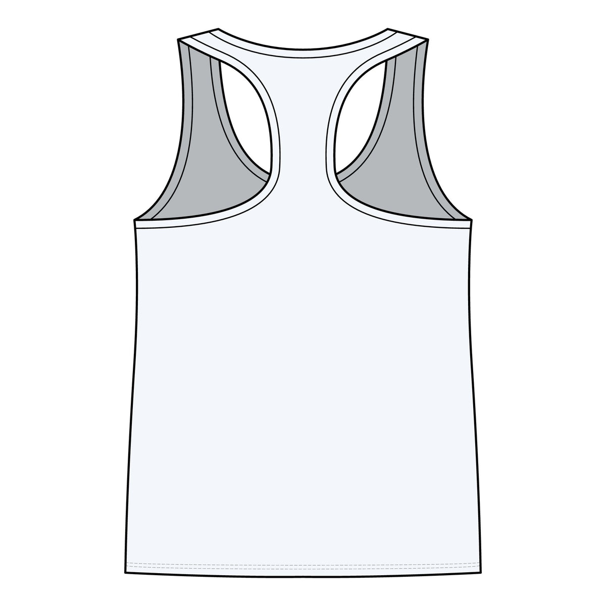 Gym Rat Tank Top — Women's Racerback Fitness Tank with Cute Mouse Weightlifter Design
