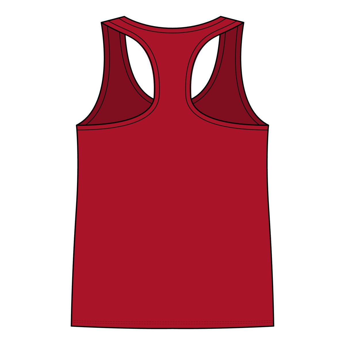 Gym Rat Tank Top — Women's Racerback Fitness Tank with Cute Mouse Weightlifter Design