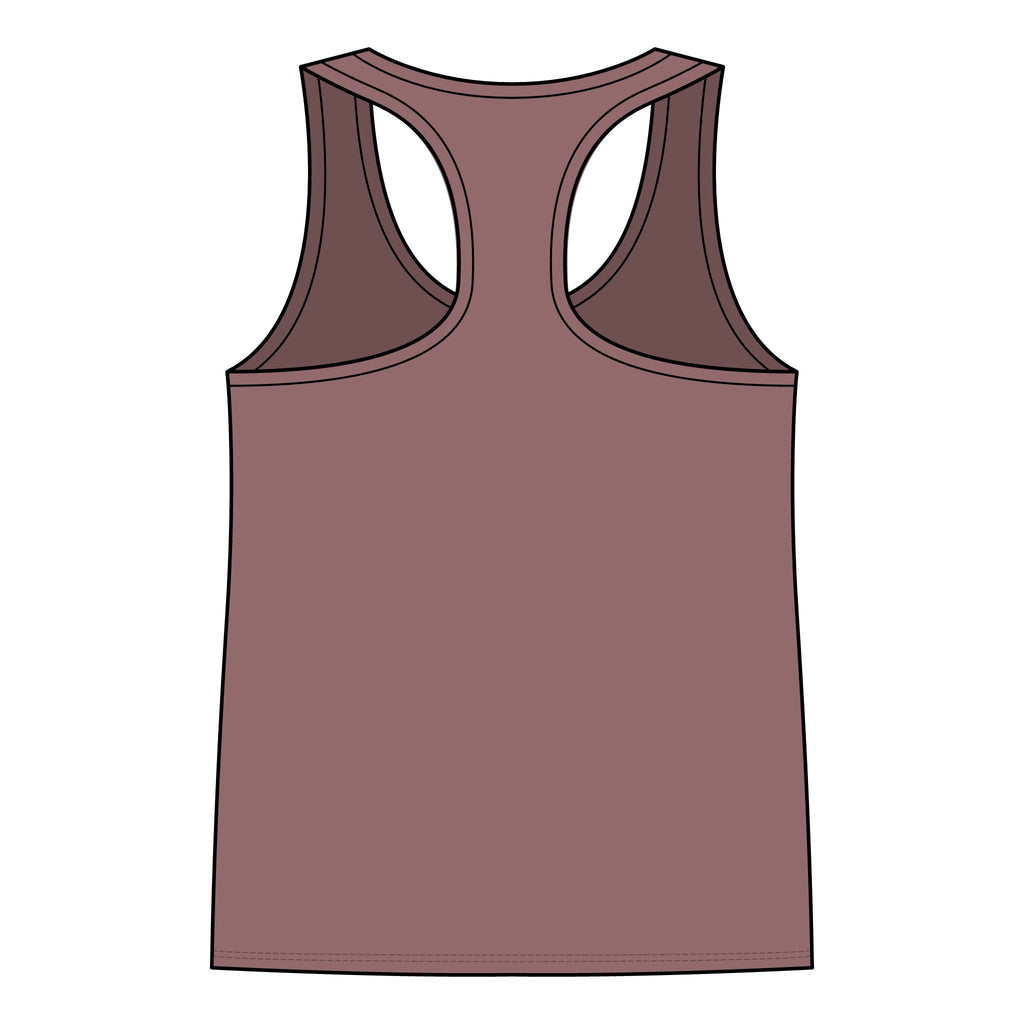 Gym Rat Tank Top — Women's Racerback Fitness Tank with Cute Mouse Weightlifter Design