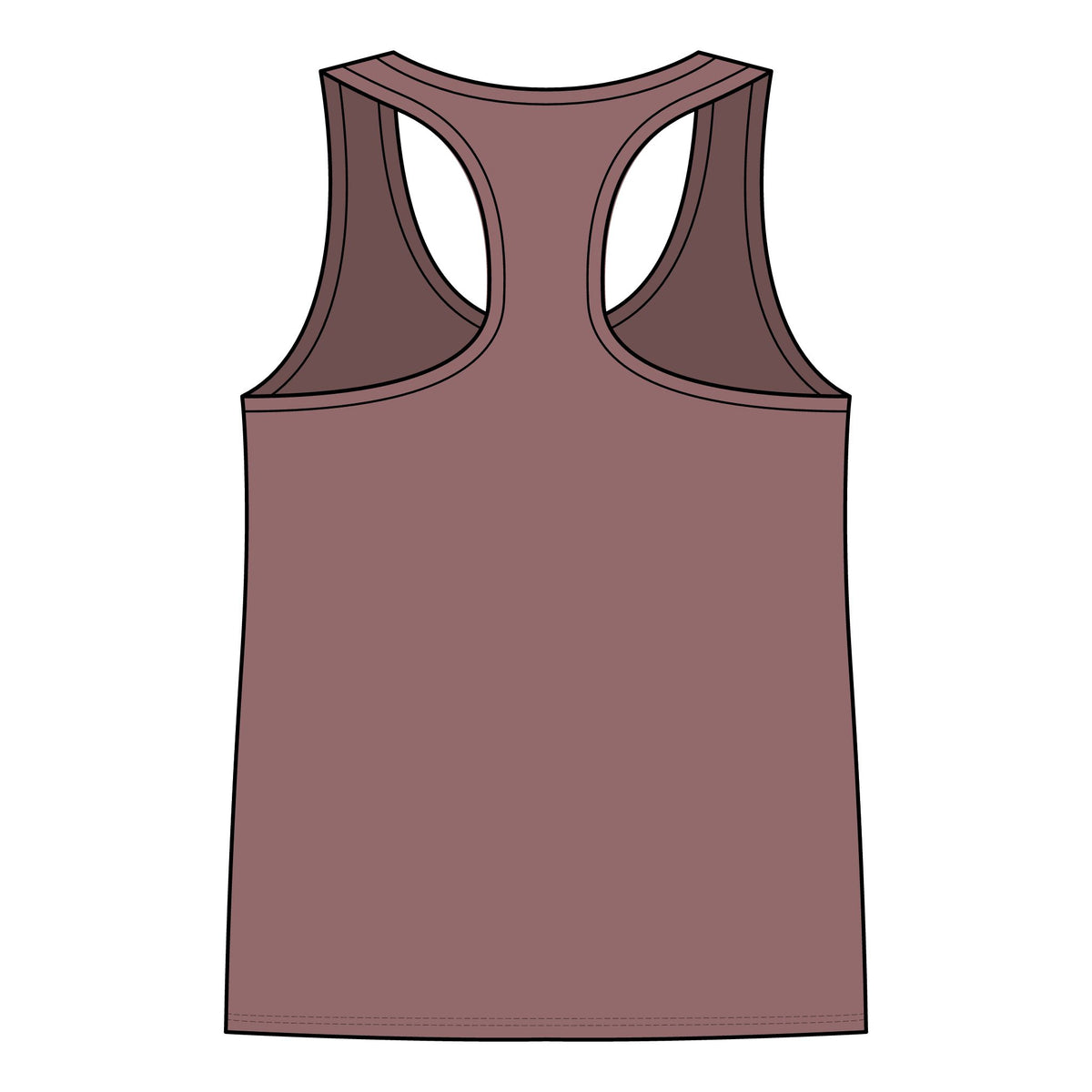 Gym Rat Tank Top — Women's Racerback Fitness Tank with Cute Mouse Weightlifter Design