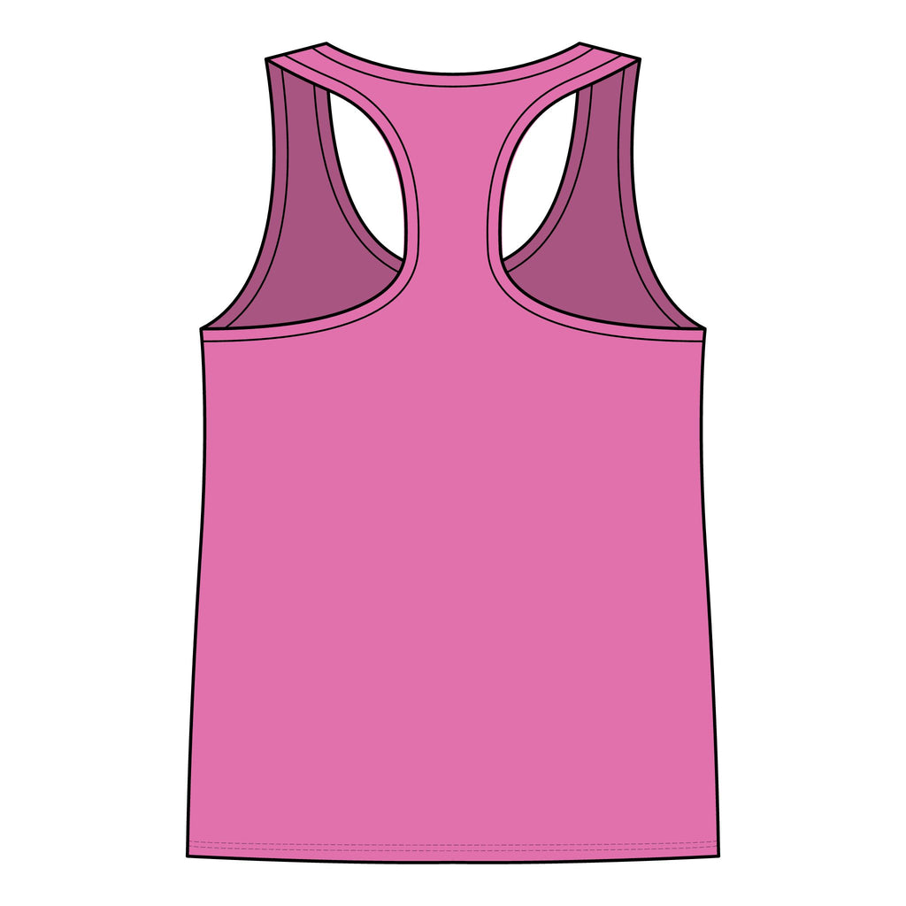 Gym Rat Tank Top — Women's Racerback Fitness Tank with Cute Mouse Weightlifter Design