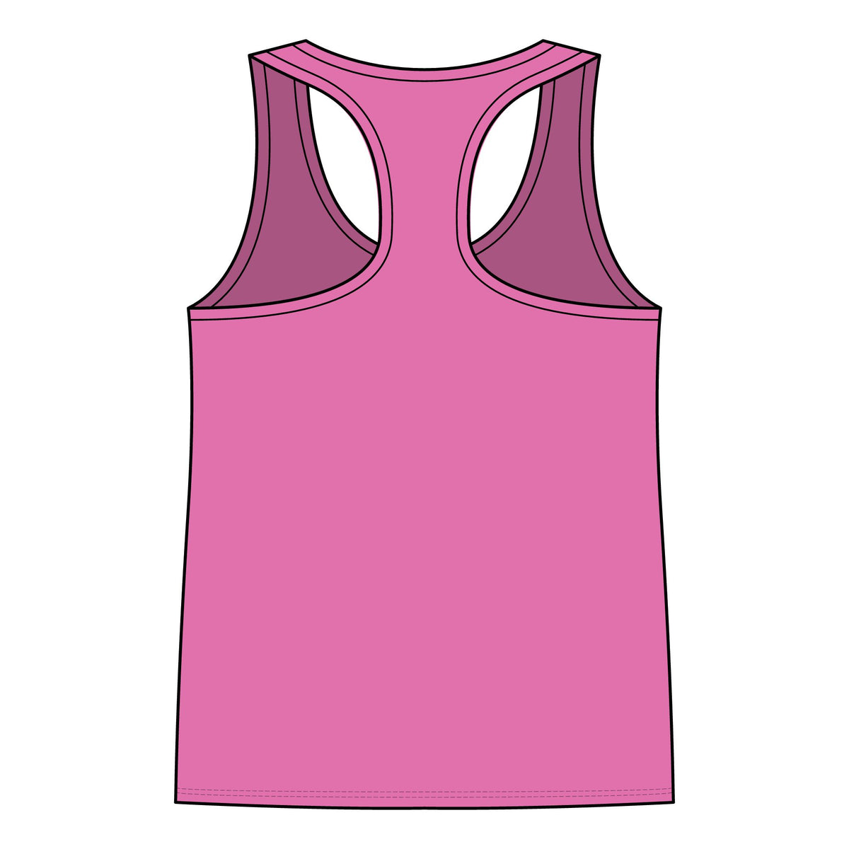Gym Rat Tank Top — Women's Racerback Fitness Tank with Cute Mouse Weightlifter Design