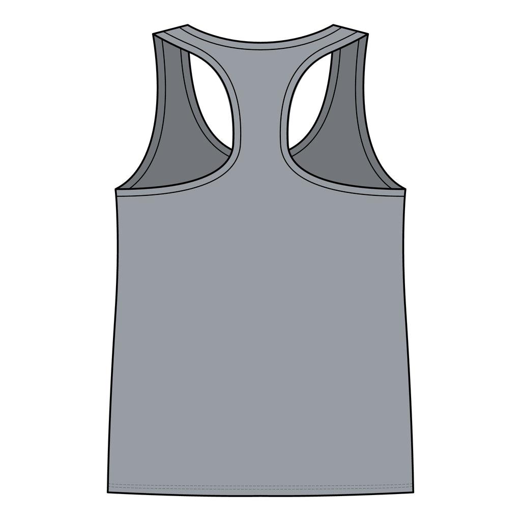 Gym Rat Tank Top — Women's Racerback Fitness Tank with Cute Mouse Weightlifter Design