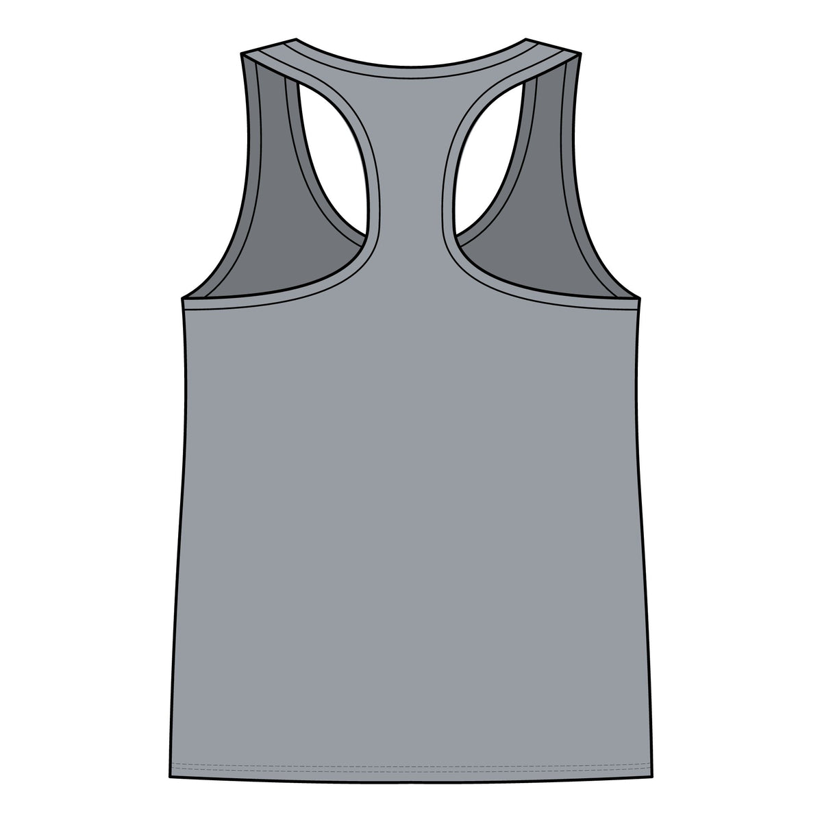 Gym Rat Tank Top — Women's Racerback Fitness Tank with Cute Mouse Weightlifter Design