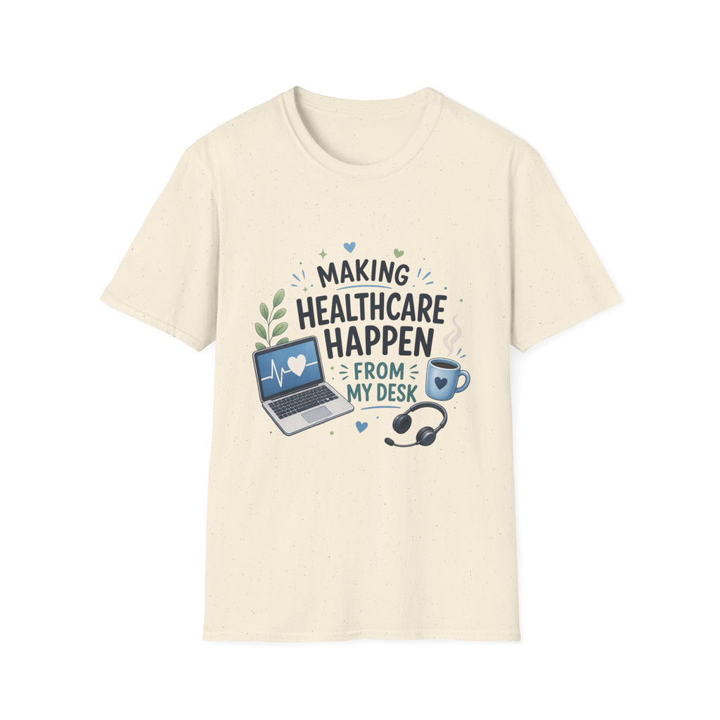 Inspirational T Shirt Design Celebrating Healthcare From Desk