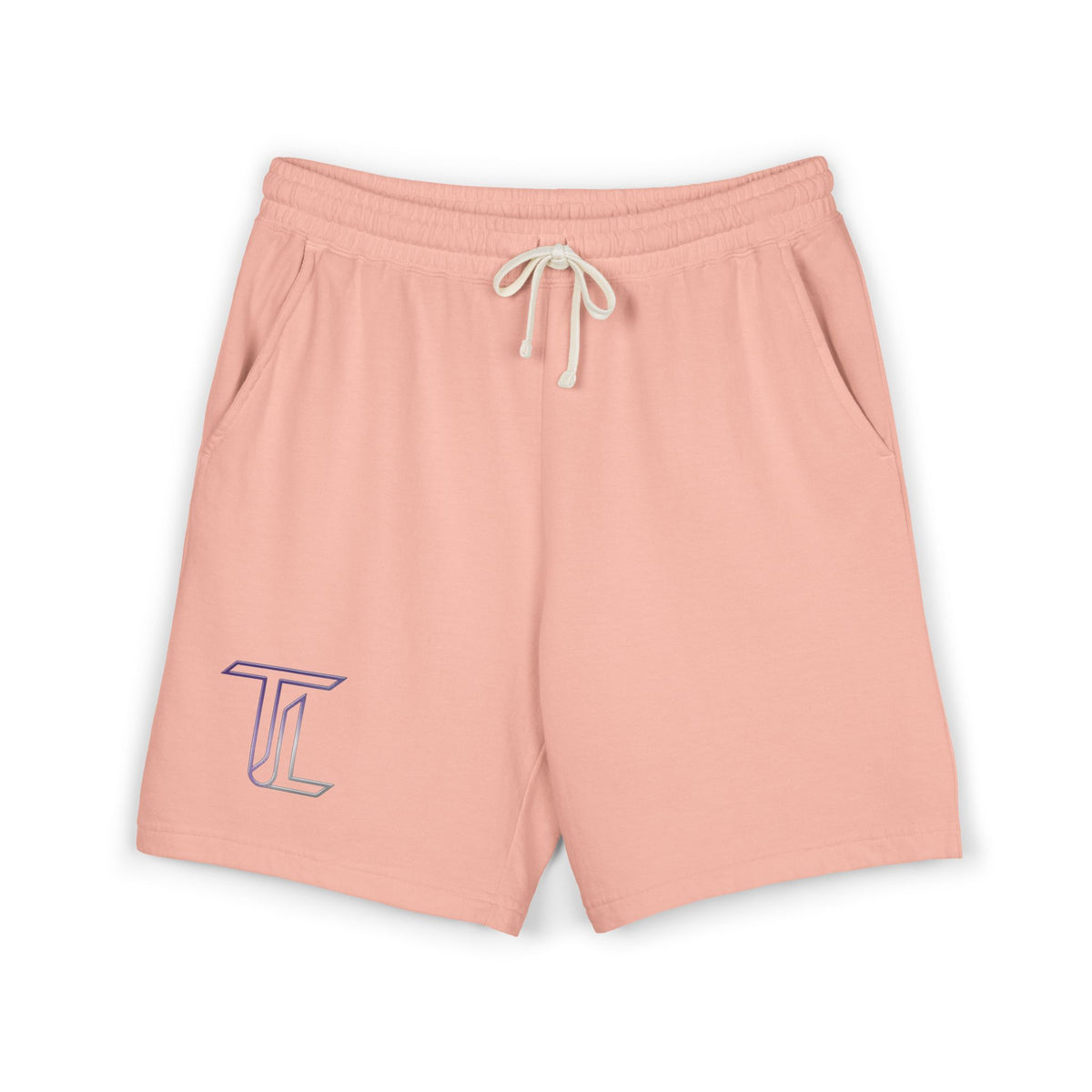 Fleece Sweat Shorts — Minimal Logo Garment-Dyed Lounge Shorts