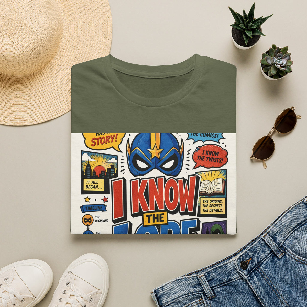 T Shirt Design Featuring Whimsical Superhero Theme And Engaging Text