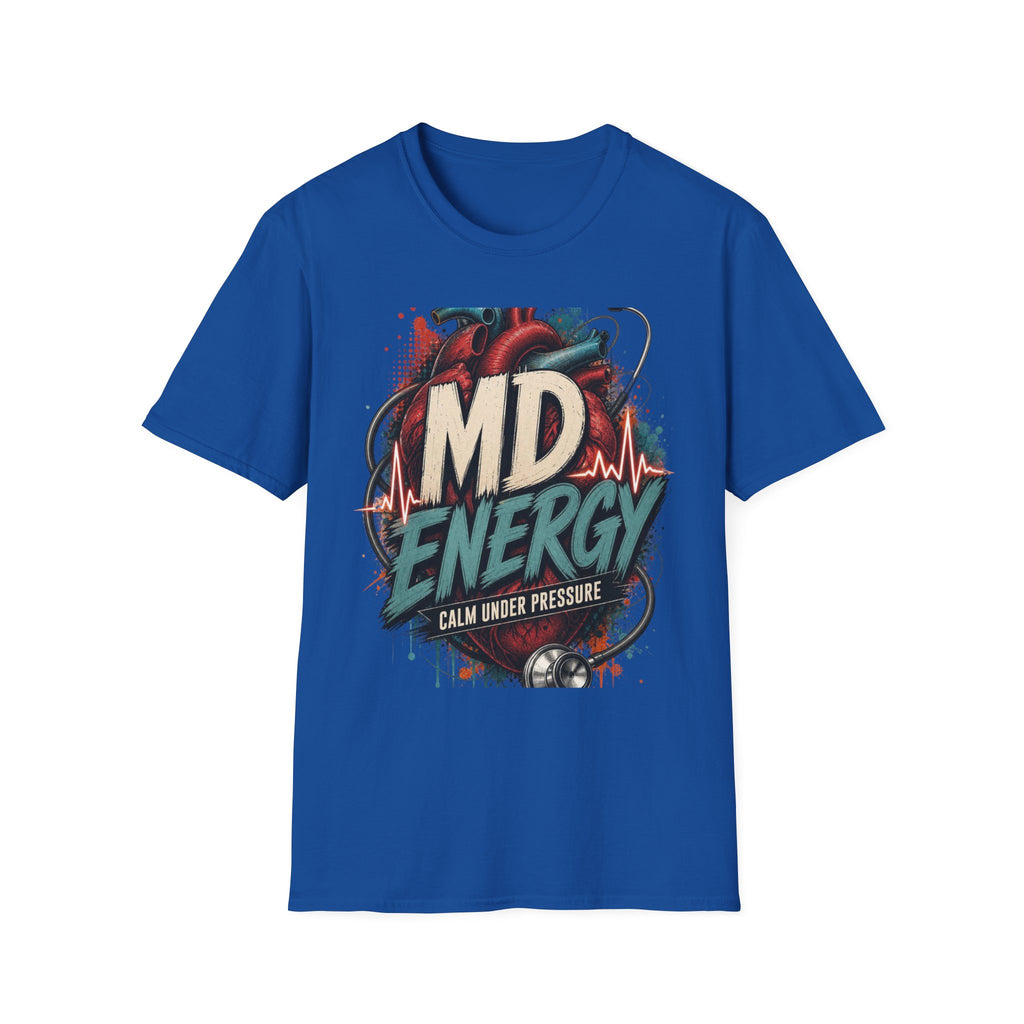 Bold MD Energy Graphic With Anatomical Heart Design