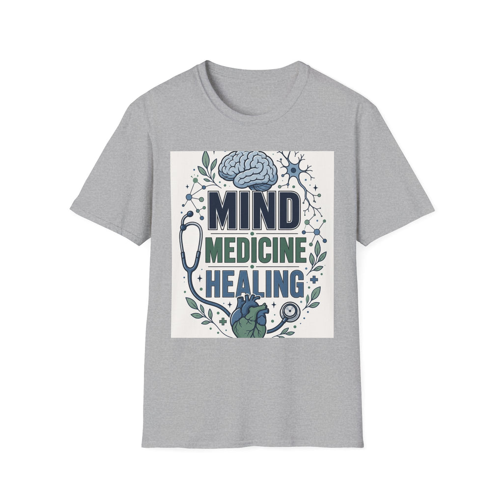 Illustration Of Stacked Words Mind Medicine Healing With Medical Icons