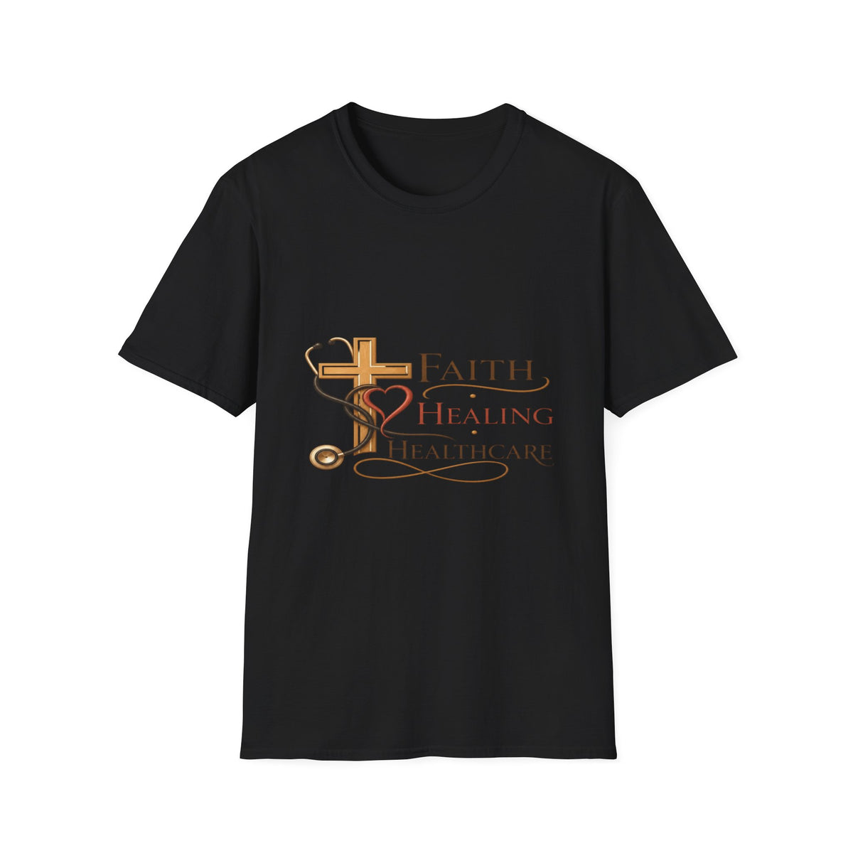 Elegant Typography Featuring Inspirational Healthcare Symbols- Graphic Tees
