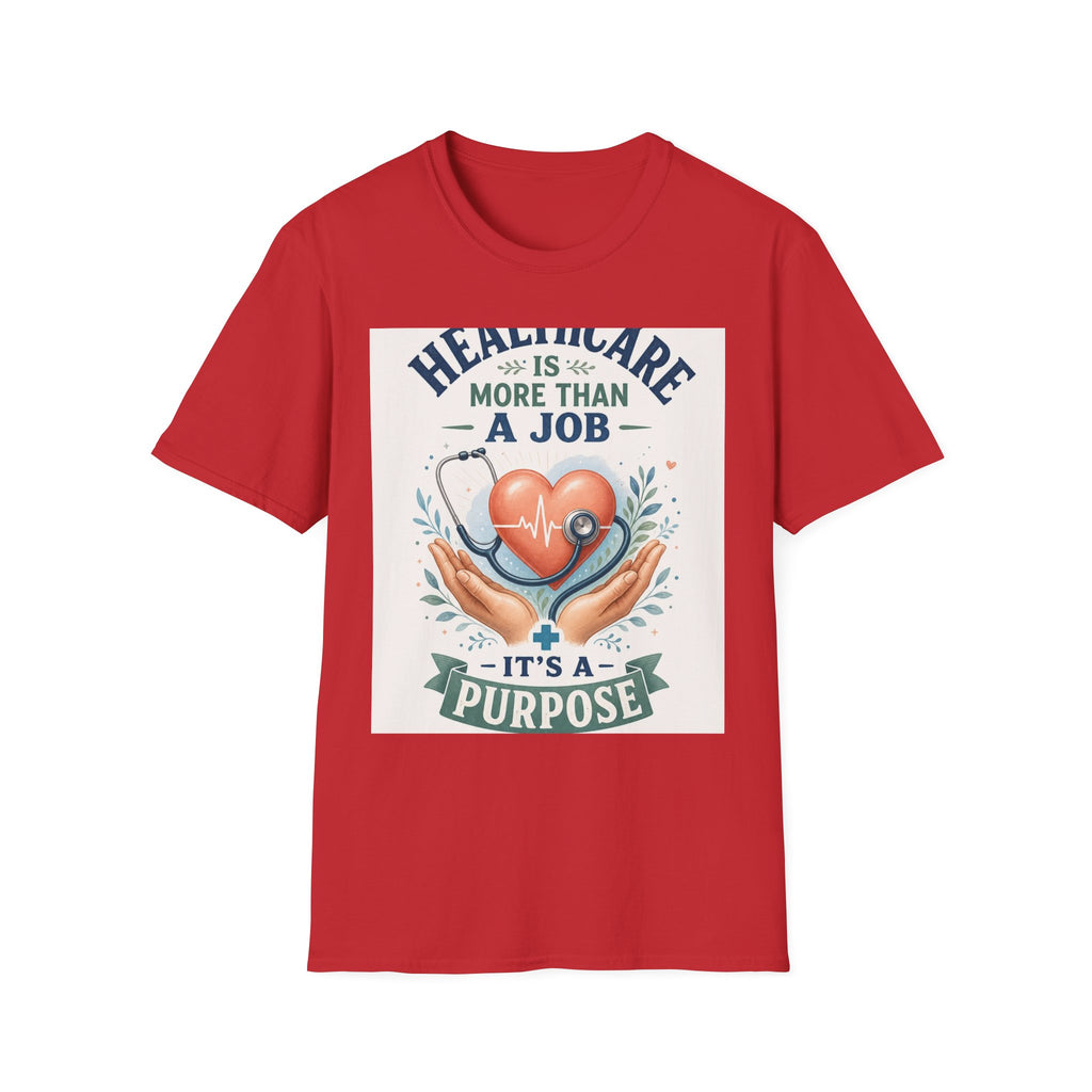 Inspirational T Shirt Design Featuring Compassionate Healthcare Imagery