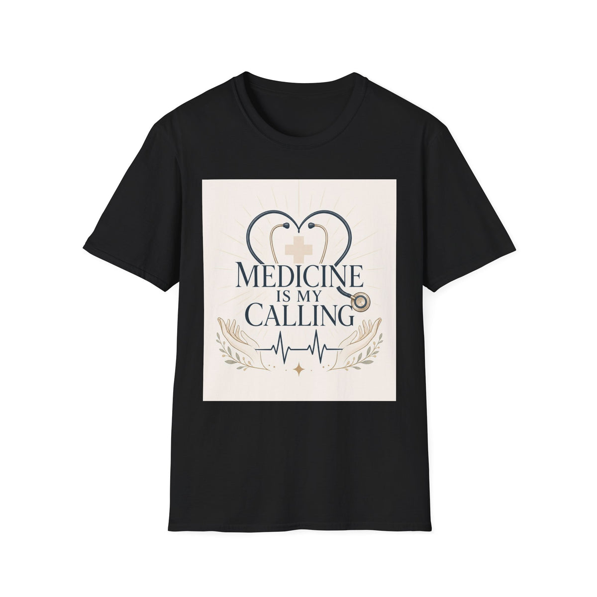 Elegant Design Celebrating Medicine With Heart Shaped Stethoscope