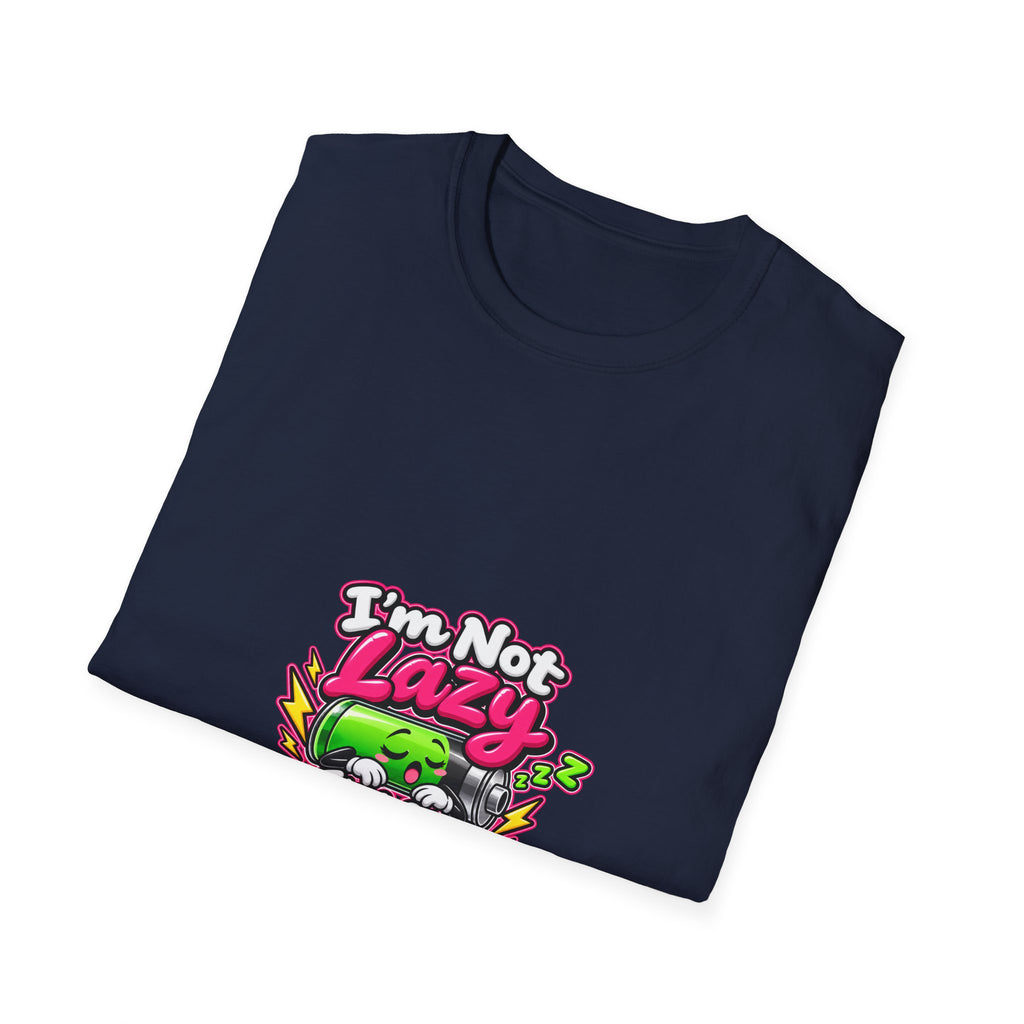 Energy Saving Mode T-Shirt — "I'm Not Lazy, I'm on Energy Saving Mode" Cute Sloth Graphic Tee