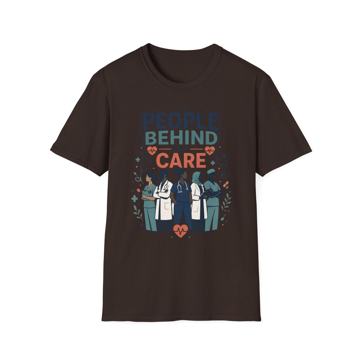 Modern T Shirt Design Celebrating Healthcare Professionals' Dedication