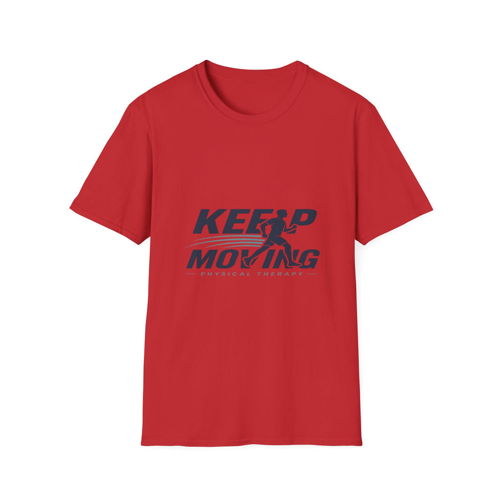 Minimalist T-Shirt Design Featuring _Keep Moving_ Statement- Graphic Tees