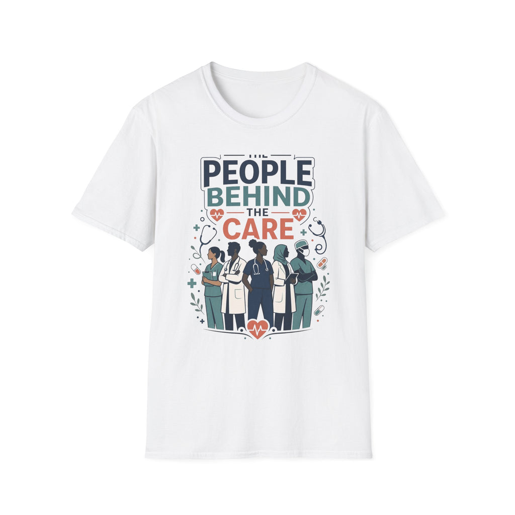 Modern T Shirt Design Celebrating Healthcare Professionals' Dedication