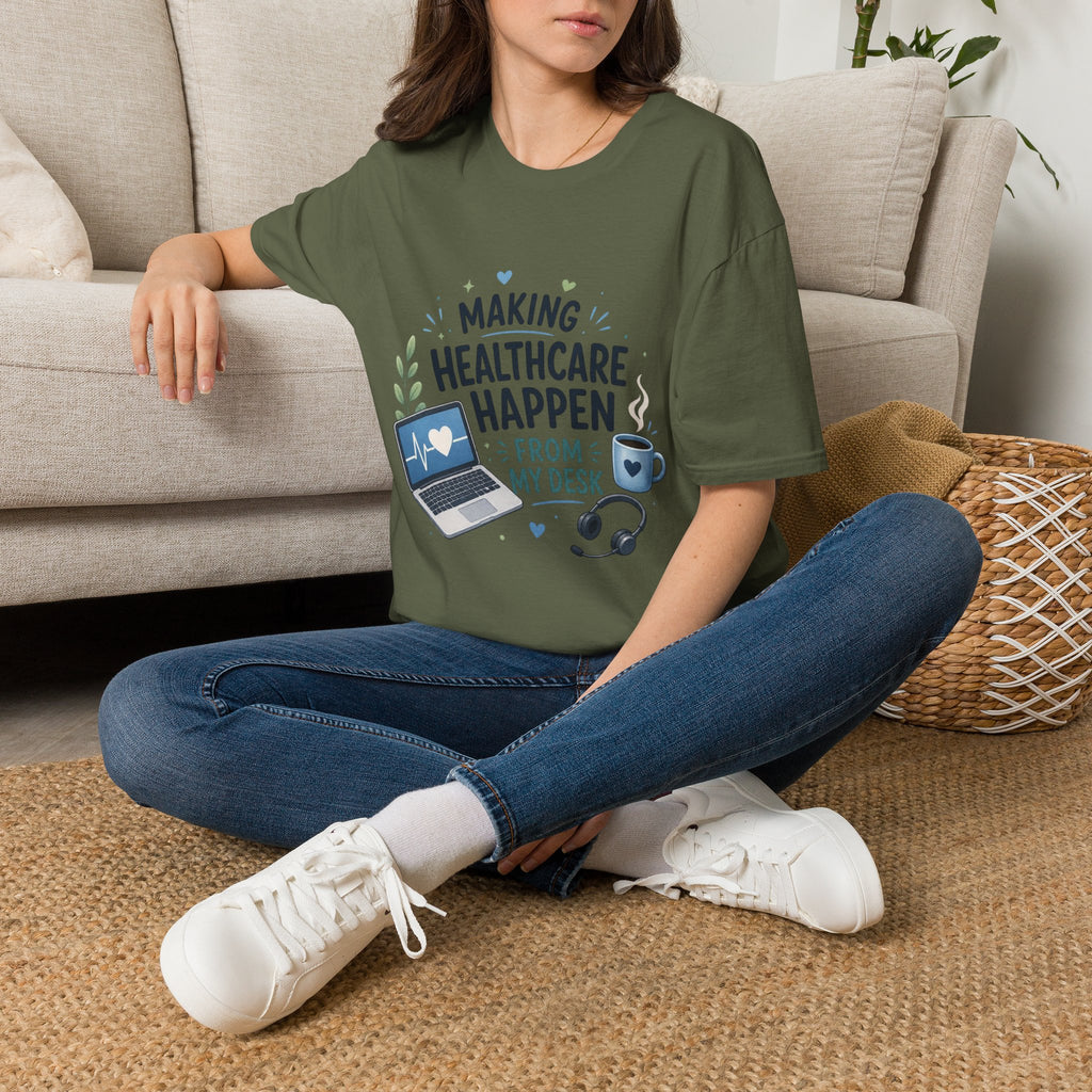 Inspirational T Shirt Design Celebrating Healthcare From Desk