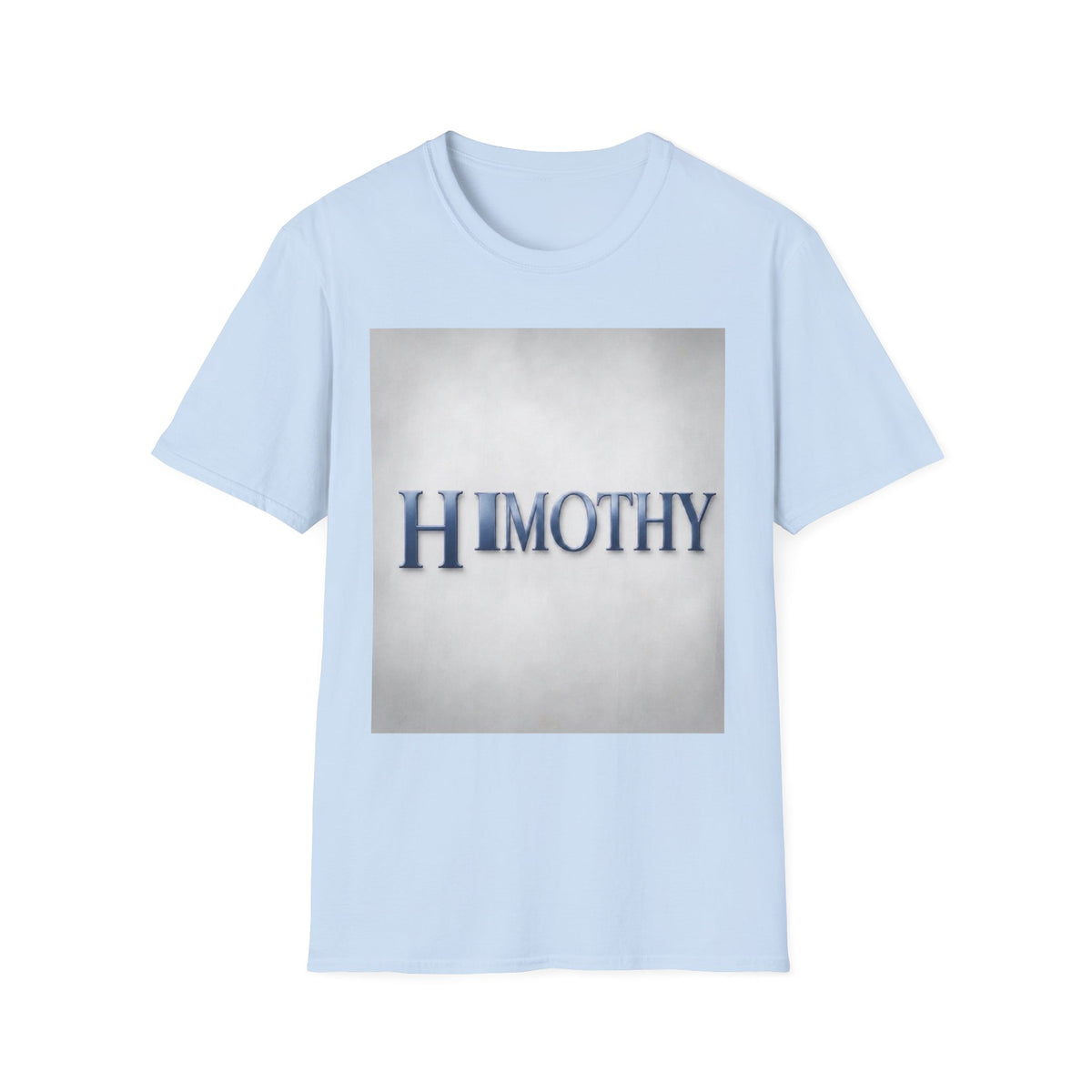 Timothy Name Graphic T-Shirt — 'HIMOTHY' Vintage Lettering Tee