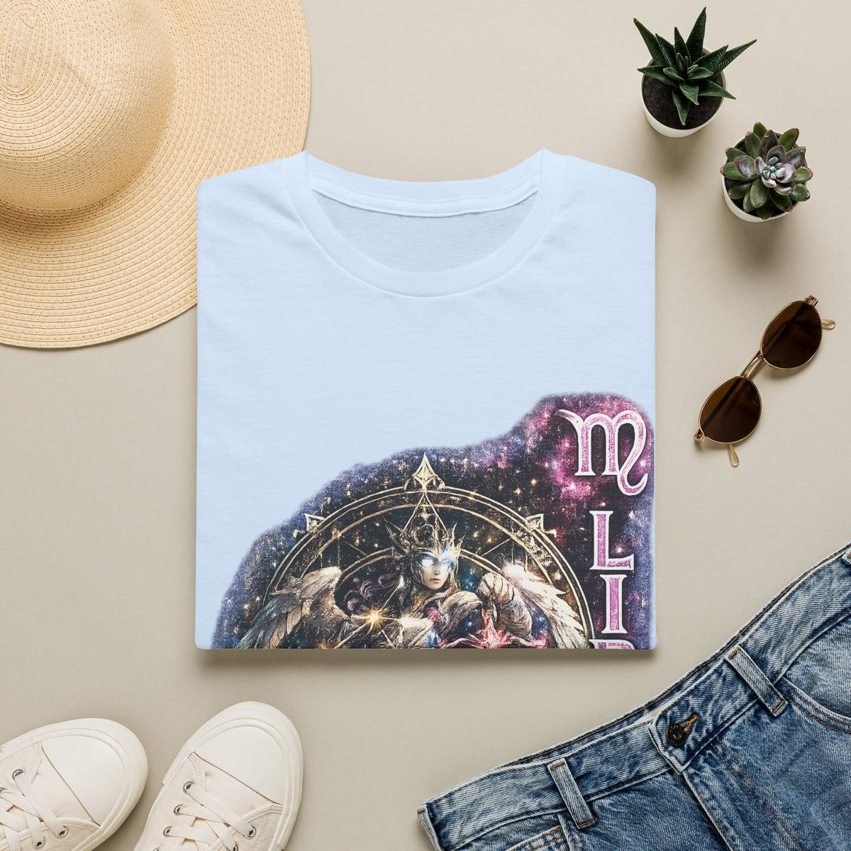 Libra Zodiac T-Shirt — Cosmic Astrology Sign Tee