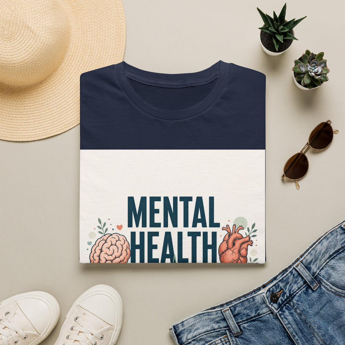 Bold Typography Design Emphasizing Mental Health Awareness