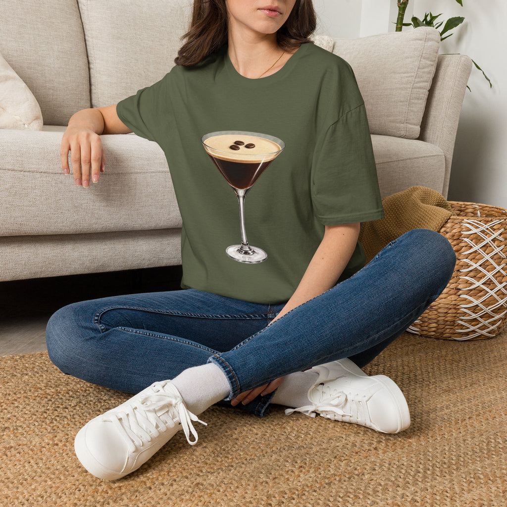 Espresso Martini T-Shirt — Cocktail Graphic Tee for Coffee & Cocktail Lovers