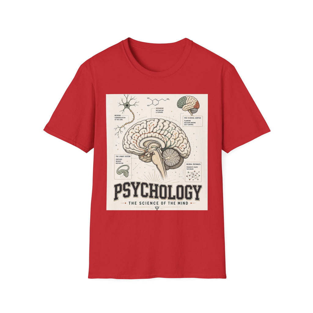 Human Brain Illustration Featuring Neural Pathways And Typography